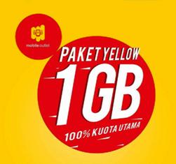Paket Internet Indosat Data Yellow - 1gb 24jam 1hr